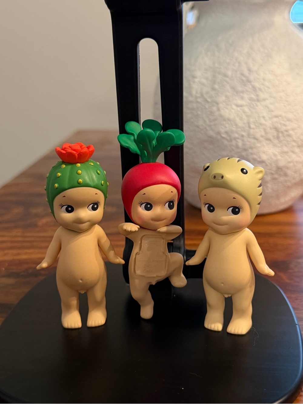 Set of 3 Sonny Angel Mini Figures - Green Cactus, Red Radish, uribou